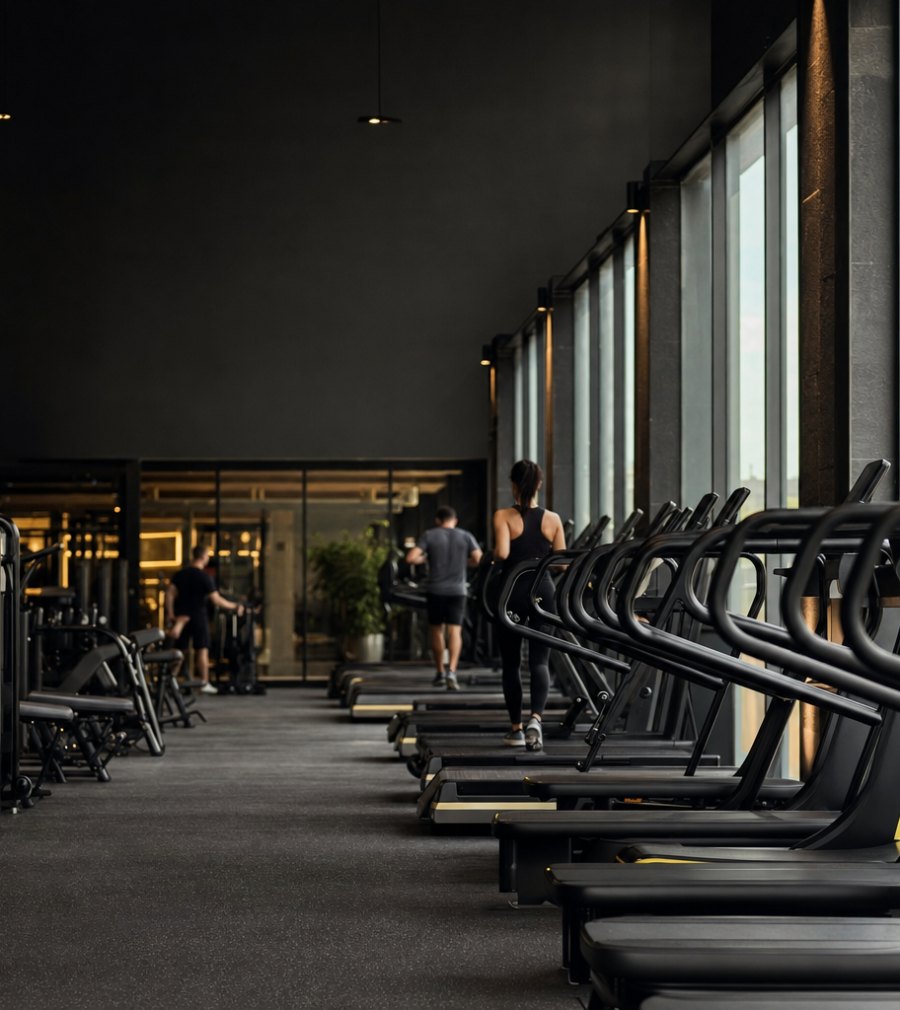 Spor mağazaları ve tesisleri müzik yayını